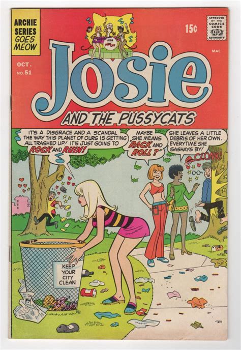 Josie And The Pussycats 51 Archie Comics 1970 Josie And The Pussycats Archie Comics The