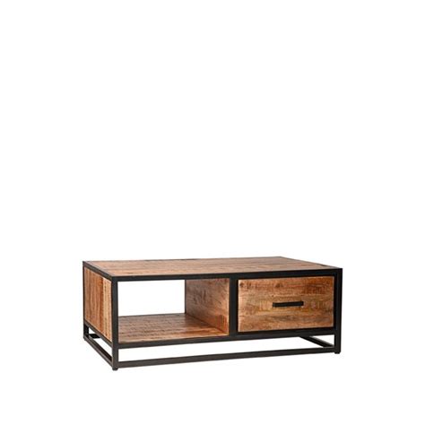 Table Basse Industrielle Bois Et M Tal Tempas