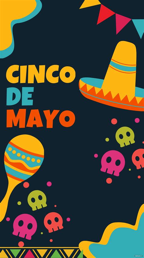 Cinco De Mayo Iphone Background In Eps Illustrator  Psd Png Pdf