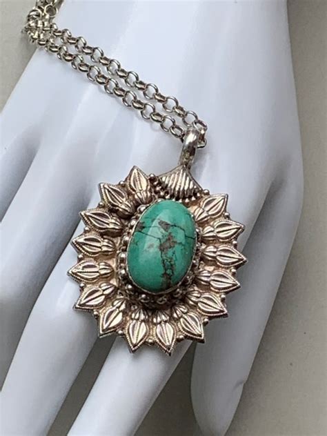 Navajo Turkoois Silver Necklace Turquoise Catawiki