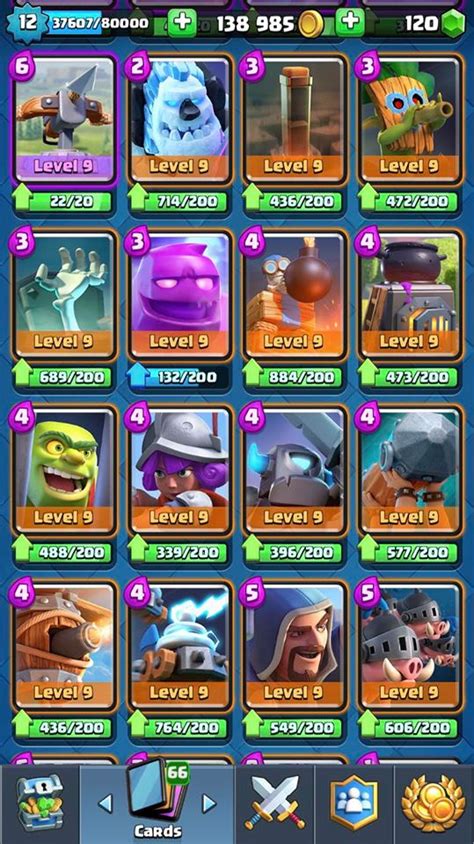 Clash Royale All Cards Images - Clash Royale Supercell ID-ALMOST MAX ALL CARDS | 7-MAXED CARDS ALL
