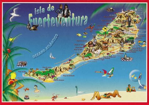 Fuerteventura Illustrated Map Viaggi