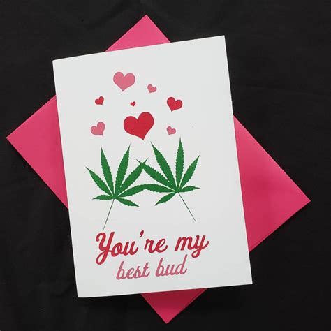 Youre My Best Bud Valentines Day Or Friends Card Etsy Friends