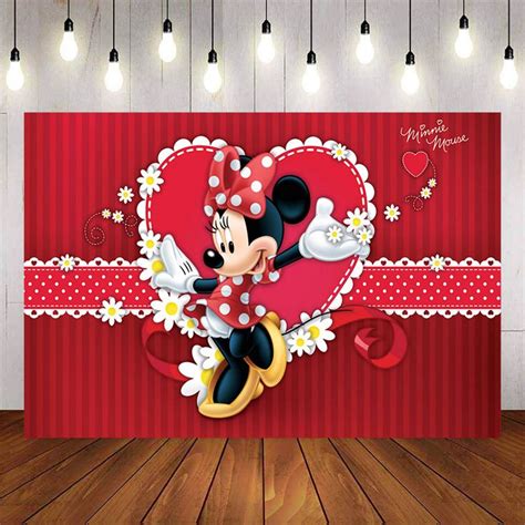 Minnie Mouse Backdrop Happy Birthday Parties Birthday Party