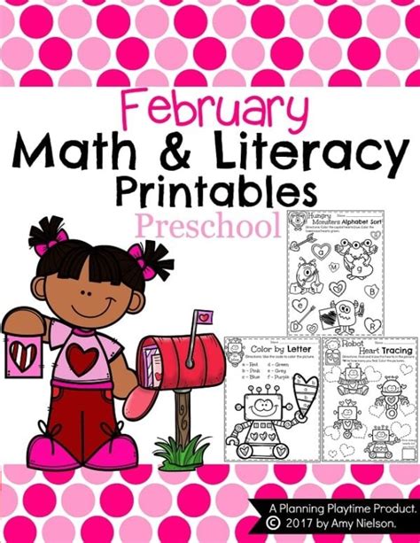 February Preschool Worksheets Planning Playtime