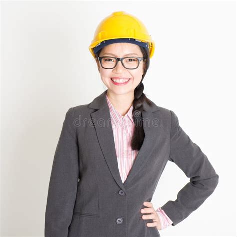 Portrait Of Female Engineer Stock Image Image Of Engineer Business