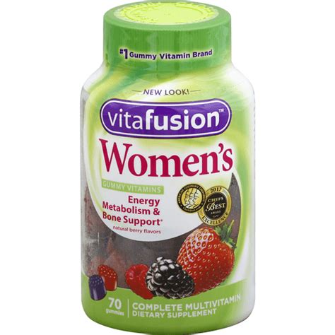 Vitafusion Womens Berry Flavors Supercharged Multi Gummies Dietary
