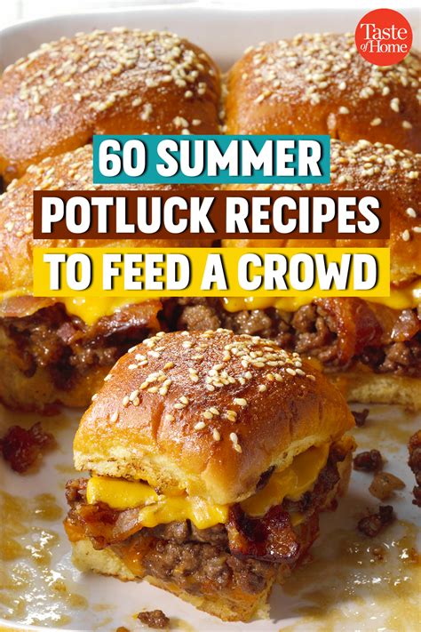 54 Summer Potluck Recipes To Feed A Crowd Summer Potluck Recipes
