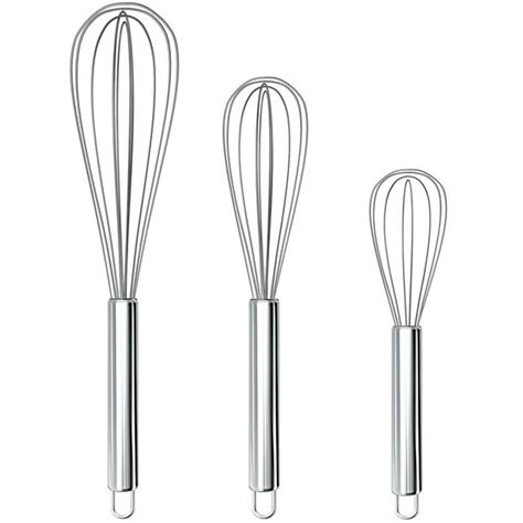 Set Of 3 Stainless Steel Whisk 81012 Kitchen Balloon Hand