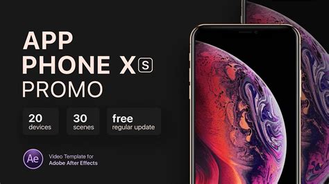 Download the after effects templates today!  Template  - Phone Xs - App Presentation | After Effects ...