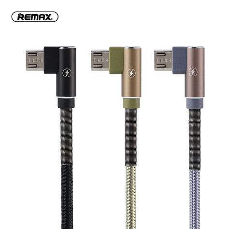 Remax Rc 119m 90 Degree Usb Mirco Cable Fast Charging Cable For Xiaomi
