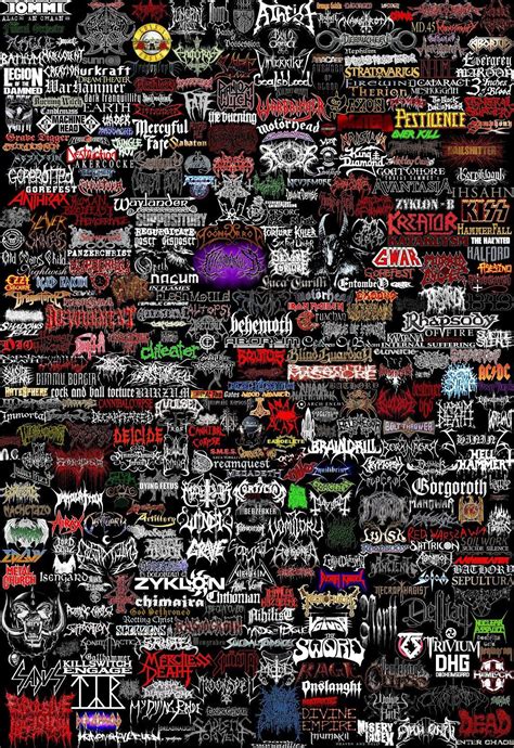 Metal Band Logo Wallpapers Wallpaper Cave
