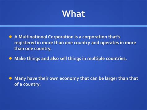 Ppt Multinational Corporations Powerpoint Presentation Free Download