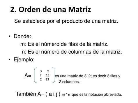 DefiniciÓn De Matriz