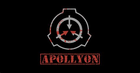 Apollyon Scp Bloody Logo Containment Breach Scp Pin Teepublic