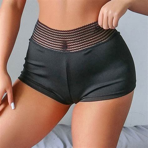 Womens Active Shorts Fitness Sports Yoga Booty Shorts Ruched Butt