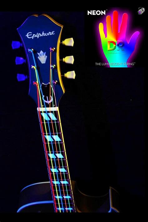 Check out our selection of color coated strings that'll make your guitar look amazing! DR Neon Multi-Color Set | Color set, Multi color