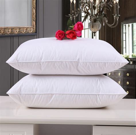 Feather and down blend pillows. 233tc Down-fabric Cover Quality Fabric Hotel Pillow Insert ...