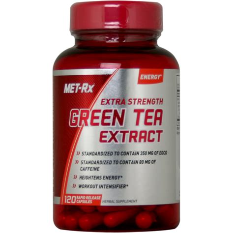 Met-Rx Extra Strength Green Tea Extract 120 ct | Green tea extract, Green tea, Supplements
