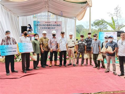 Bupati Pesisir Barat Menghadiri Peletakan Batu Pertama Pembangunan