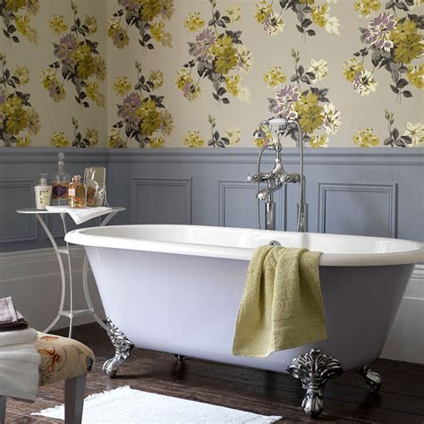 Below are 9 top images from 20 best pictures collection of designer bathroom wallpaper uk photo in high resolution. Bathroom wallpaper ideas - tips to using waterproof ...