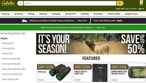 Top Cabela's Promo Codes & Coupons