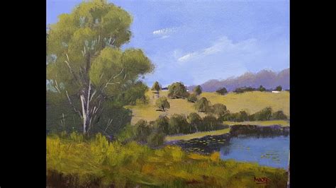 Learn To Paint Tv E98 Tweed River View Acrylic Landscape
