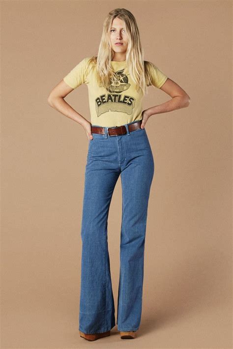 Vintage 70s Jean Genie Bells By Dittos 70s Inspired Fashion