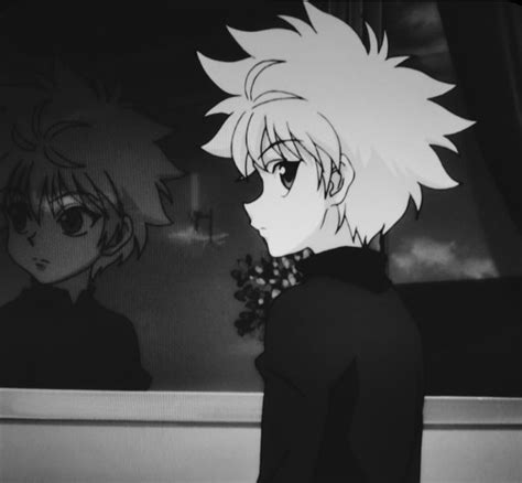 Killua In 2021 Black And White Picture Wall Black And White Pictures