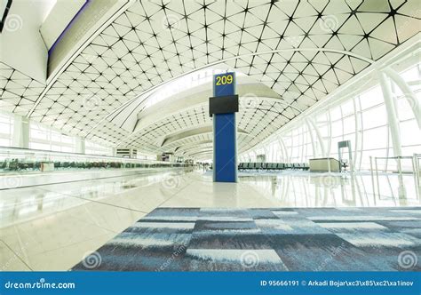 Modern Airport Terminal Interior Editorial Photo Image Of Public
