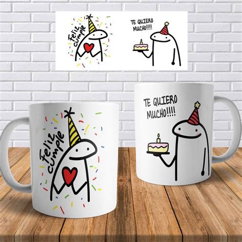 Two Coffee Mugs With Cartoon Characters On Them