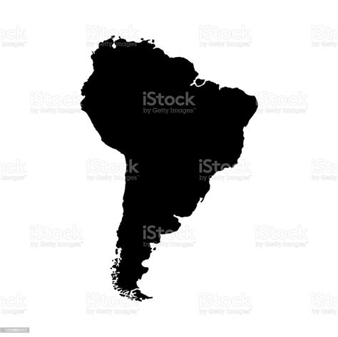 South America Silhouette Continent Country World American Map