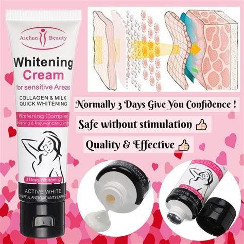 Armpit Whitening Cream Aichun Beauty【100 Original】cherry Pinkish Cream