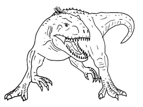 Dibujos De Jurassic World Indoraptor Para Colorear Para Colorear