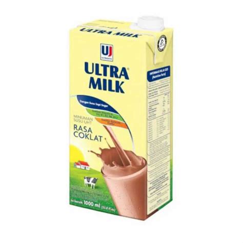 Jual Ultra Milk Cokelat Uht 1000 Ml 1 Karton Susu Cair Coklat Susu Termurah Harga Promo