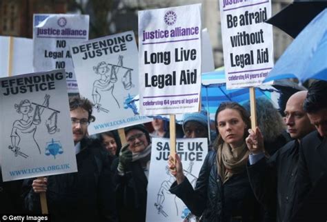 Barristers Walk Out In Protest At Plans To Slash £220million From Legal Aid Budget Daily Mail