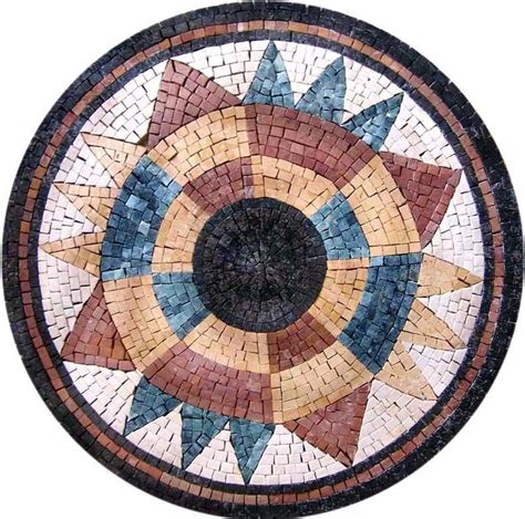 Mosaic Tile Artwork Solaria Rondure Geometric Patterns Mozaico