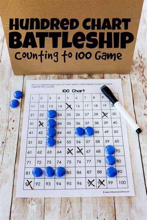 Free Hundreds Chart Battleship A Counting To 100 Game