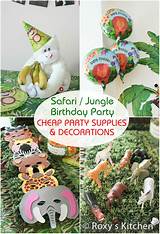 Photos of Jungle Animal Theme Party Supplies
