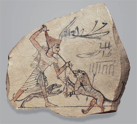 Ostracon Egyptian From The Valley Of The Kings Western Thebes 267