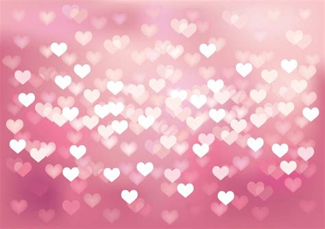 Heart Bokeh Background Vector For Free Download Freeimages