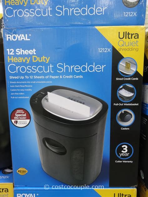 Royal 12 Sheet Crosscut Shredder