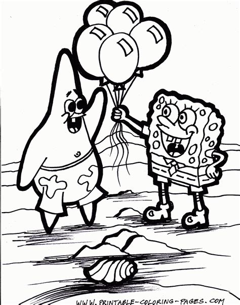 Cartoons Coloring Pages Spongebob And Patrick Coloring Pages