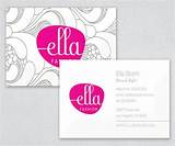 Creative Business Cards For Fashion Designers Images