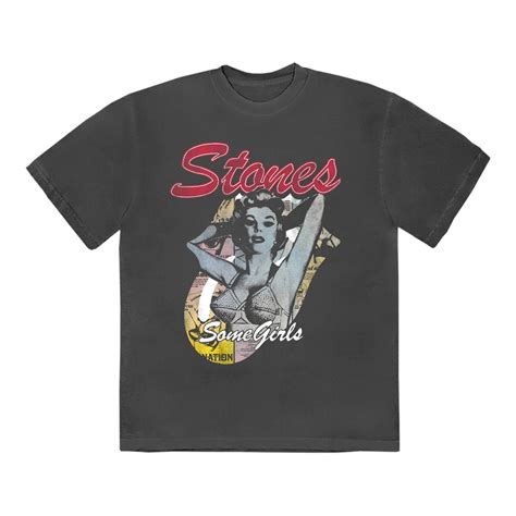 Some Girls Charcoal T Shirt The Rolling Stones