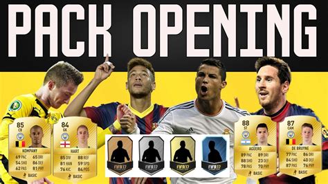Fifa 17 Pack Opening Youtube