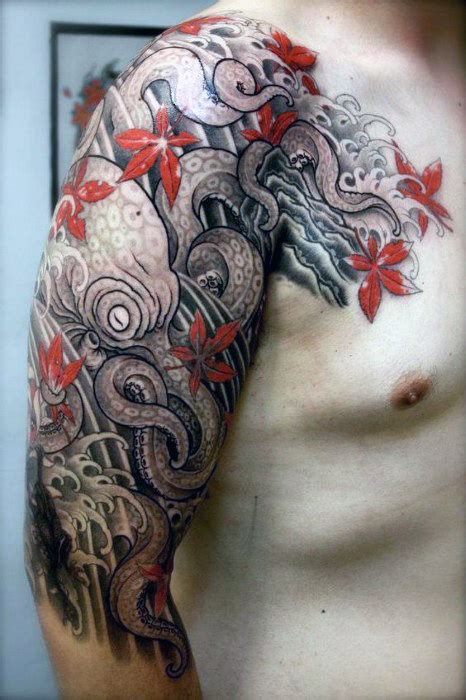 50 Japanese Octopus Tattoo Designs For Men Tentacle Ink