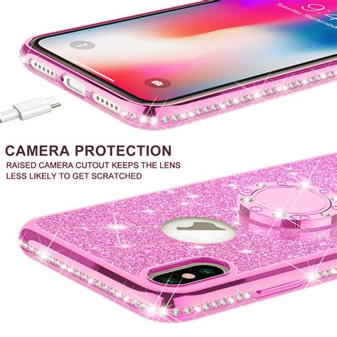 Apple Iphone Xs Max Apple A1921 Case Glitter Cute Phone Case Girls