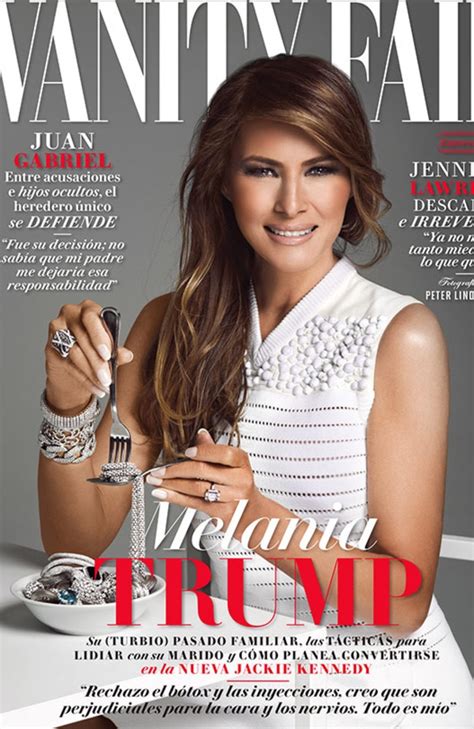 Melania Trump On Vanity Fair First Lady Attacked For Diamond