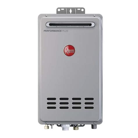 Rheem Performance Plus Gpm Natural Gas Outdoor Tankless Water Heater Eco Xln The Home